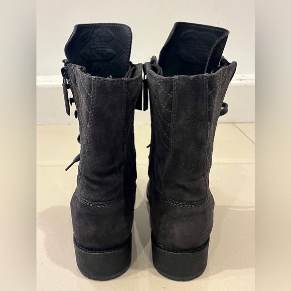 CHANEL Black Combat & Moto Boots - Picture 8 of 11